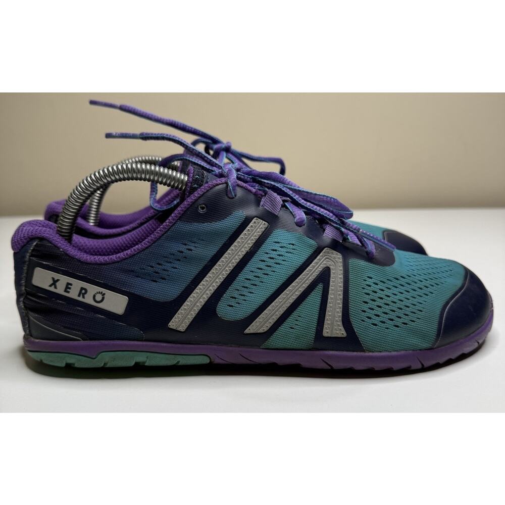 Xero Shoes HFS Lite Running Sneakers Womens 10 Purple Blue Mesh Minimalist Shoes
